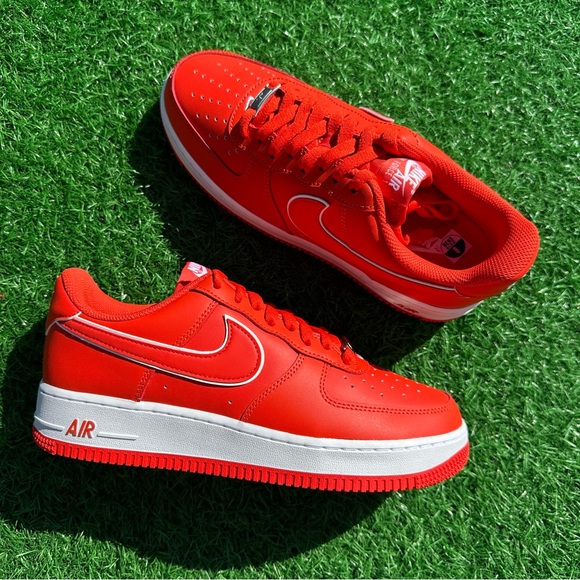 Nike Air Force 1 ‘07 Picante Red / White - Picture 7 of 13